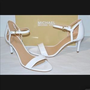 Simone white Michael kors heels